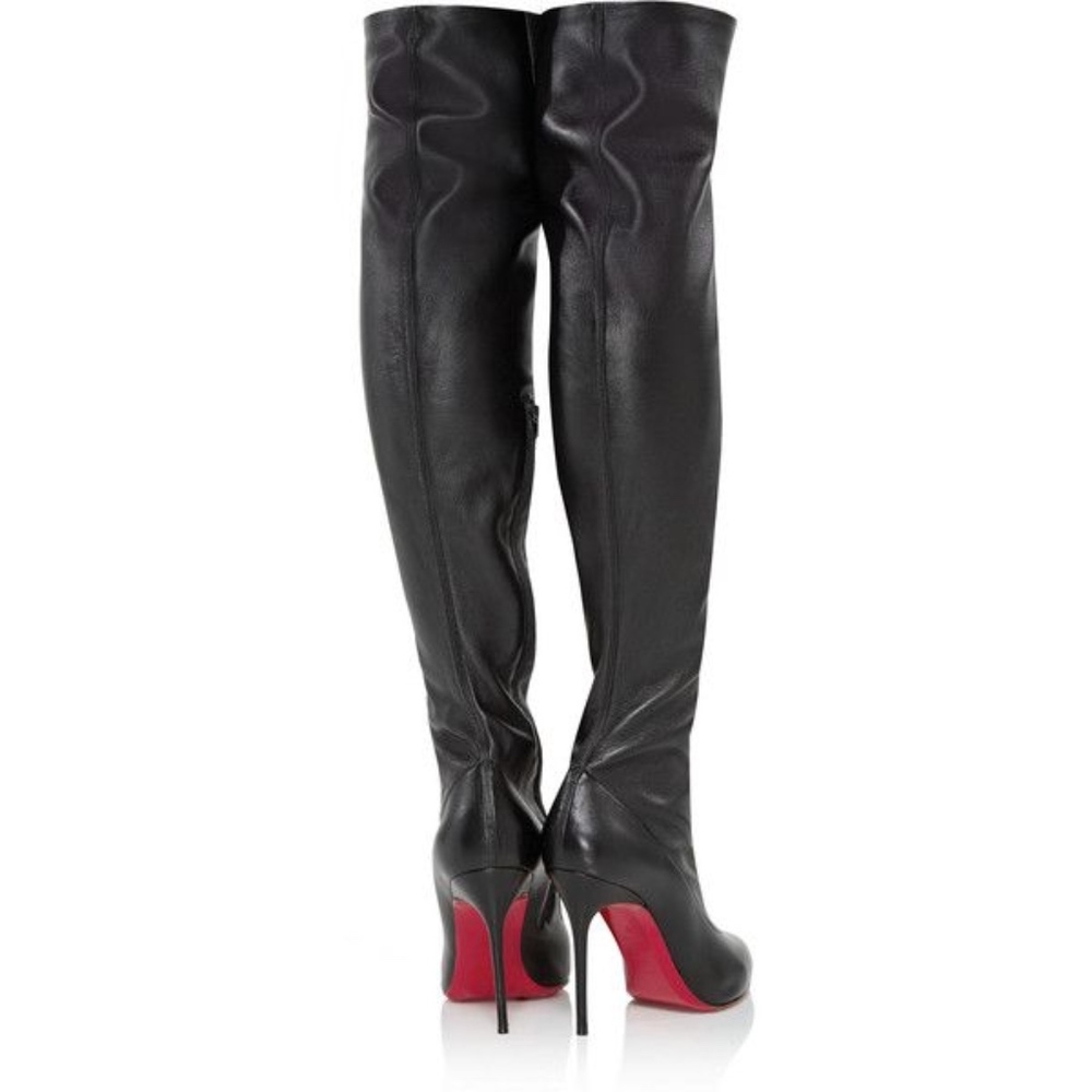 Christian Louboutin Black Sempre Monica Thigh High